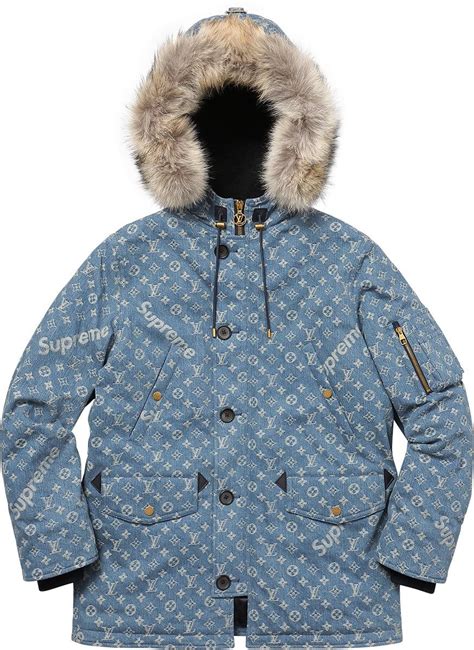 louis vuitton parka supreme|Louis Vuitton supreme jacket price.